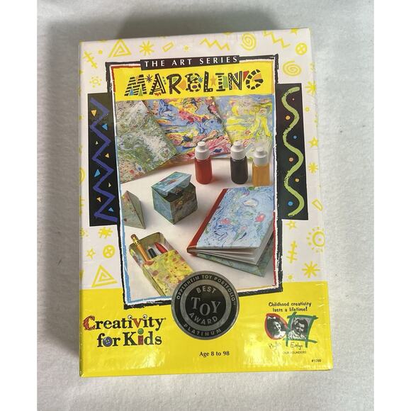 Creativity For Kids Marbling Paint Set Sealed NEW in box‎ - Picture 1 of 4